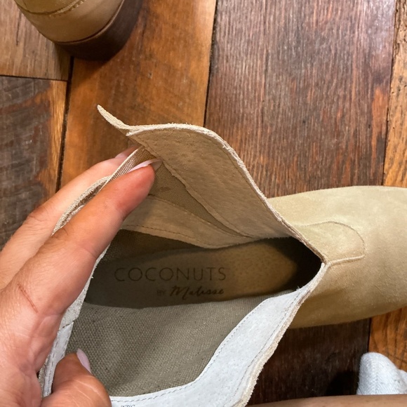 Coconuts by Matisse Beige Suede Leather Ankle Boots Women’s Size 8 - Picture 5 of 7